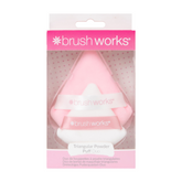 Brushworks Triangular Powder Puff Duo